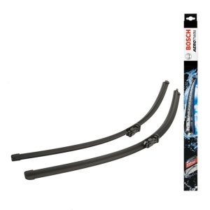 Set stergatoare auto PEUGEOT 108 din 2014-2018, Bosch Aerotwin, din cauciuc siliconat rezistent - Img 1