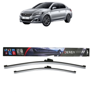 Set stergatoare auto PEUGEOT 301 din 2012-2018, Derby, din cauciuc siliconat rezistent