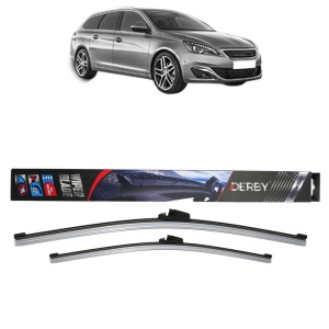 Set stergatoare auto PEUGEOT 308 SW II (LC_, LJ_, LR_, LX_, L4_) din 2014-2021, Derby, din cauciuc siliconat rezistent
