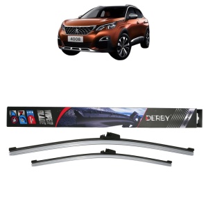 Set stergatoare auto PEUGEOT 4008 din 2012-2013, Derby, din cauciuc siliconat rezistent - Img 1