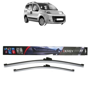 Set stergatoare auto PEUGEOT BIPPER TEPEE din 2008-2010, Derby, din cauciuc siliconat rezistent