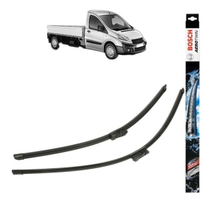 Set stergatoare auto PEUGEOT EXPERT Platform/Chassis din 2007-2016, Bosch Aerotwin, din cauciuc siliconat rezistent - Img 1