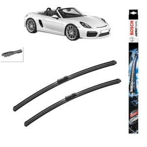 Set stergatoare auto PORSCHE CAYMAN (981) din 2013-2016, Bosch Aerotwin, din cauciuc siliconat rezistent