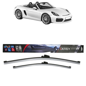 Set stergatoare auto PORSCHE CAYMAN (981) din 2013-2016, Derby, din cauciuc siliconat rezistent
