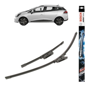 Set stergatoare auto RENAULT CLIO IV Estate Van (KH_) din 2014-2021, Bosch Aerotwin, din cauciuc siliconat rezistent