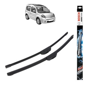 Set stergatoare auto RENAULT KANGOO BE BOP (KW0/1_) din 2009-2012, Bosch Aerotwin Retrofit, din cauciuc siliconat rezistent
