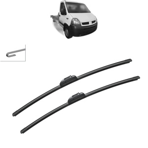 Set stergatoare auto RENAULT MASTER PRO Platform/Chassis (HH__, UH__) din 2005-2010, Bosch Aerotwin Retro Truck, din cauciuc siliconat rezistent - Img 8