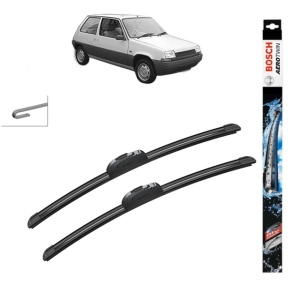 Set stergatoare auto RENAULT SUPER 5 (B/C40_) din 1984-1996, Bosch Aerotwin Retrofit, din cauciuc siliconat rezistent