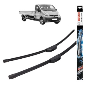 Set stergatoare auto RENAULT TRAFIC II Platform/Chassis (EL) din 2001-2007, Bosch Aerotwin Retrofit, din cauciuc siliconat rezistent