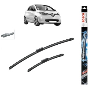 Set stergatoare auto RENAULT ZOE (BFM_) din 2012-2019, Bosch Aerotwin, din cauciuc siliconat rezistent