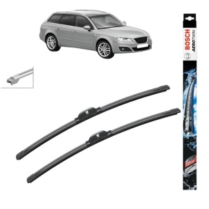 Set stergatoare auto SEAT EXEO ST (3R5) din 2009-2013, Bosch Aerotwin, din cauciuc siliconat rezistent