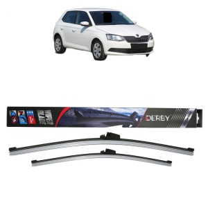 Set stergatoare auto SKODA FABIA III Praktik (NJ5) din 2014-2022, Derby, din cauciuc siliconat rezistent