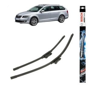 Set stergatoare auto SKODA OCTAVIA III Combi (5E5, 5E6) din 2012-2020, Bosch Aerotwin, din cauciuc siliconat rezistent