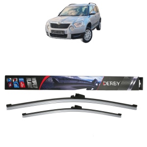 Set stergatoare auto SKODA YETI (5L) din 2009-2017, Derby, din cauciuc siliconat rezistent