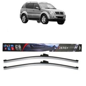 Set stergatoare auto SSANGYONG REXTON / REXTON II VAN din 2011-2013, Derby, din cauciuc siliconat rezistent - Img 1