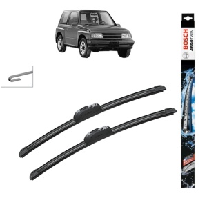 Set stergatoare auto SUZUKI VITARA (ET, TA, TD) din 1988-1998, Bosch Aerotwin Retrofit, din cauciuc siliconat rezistent