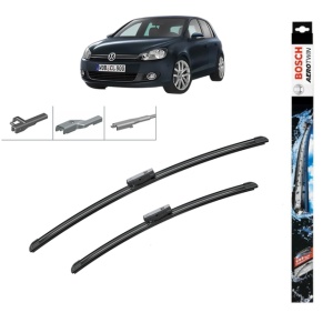 Set stergatoare auto VOLKSWAGEN GOLF VI Van (5K1) din 2008-2012, Bosch Aerotwin Multi, din cauciuc siliconat rezistent