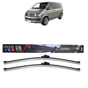 Set stergatoare auto VOLKSWAGEN MULTIVAN T5 (7HM, 7HN, 7HF, 7EF, 7EM, 7EN) din 2003-2015, Derby, din cauciuc siliconat rezistent - Img 1