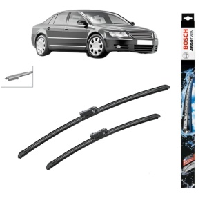 Set stergatoare auto VOLKSWAGEN PHAETON (3D1, 3D2, 3D3, 3D4, 3D6, 3D7, 3D8, 3D9) din 2002-2016, Bosch Aerotwin, din cauciuc siliconat rezistent