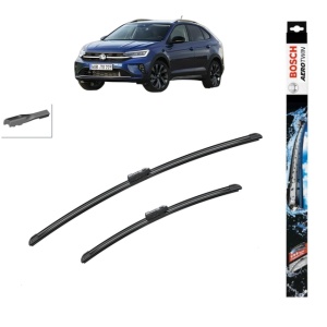 Set stergatoare auto VOLKSWAGEN TAIGO (CS1) din 2021-2024, Bosch Aerotwin, din cauciuc siliconat rezistent