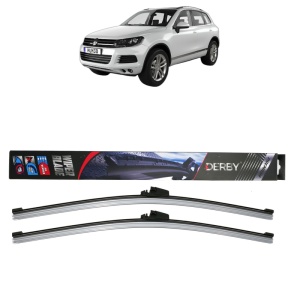 Set stergatoare auto VOLKSWAGEN TOUAREG VAN (7P5) din 2011-2014, Derby, din cauciuc siliconat rezistent