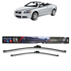 Set stergatoare auto VOLVO C70 II Convertible (542) din 2006-2013, Derby, din cauciuc siliconat rezistent
