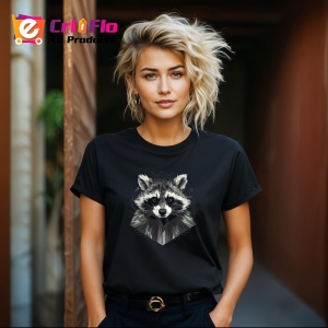Tricou Raton Realist Design Abstract, Copii | Dama | Barbat, culoare negru - Img 12