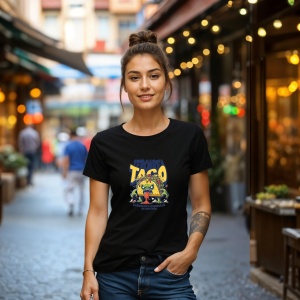 Tricou Teroarea taco Negru, Copii | Dama | Barbat - Img 9