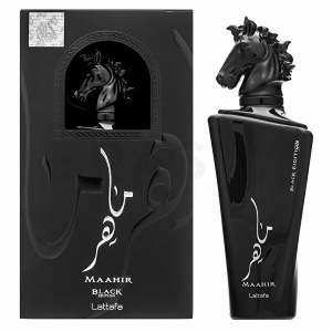 Apa de Parfum Maahir Black Edition, Lattafa, Barbati 100ml Parfum arabesc - Img 1