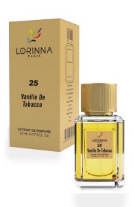 Extract de Parfum Lorinna Paris Parfum Vanilla Tobacco, 50 ml, unisex - Img 1