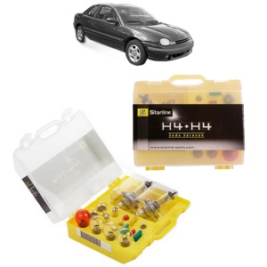Kit trusa Set becuri H4 compatibila cu CHRYSLER NEON (PL) din 1994-1999, bec far, semnalizare , pozitie, iluminare numar, frana, plafoniera, stop frana