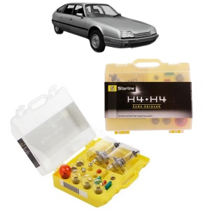 Kit trusa Set becuri H4 compatibila cu CITROEN CX II din 1985-1992, bec far, semnalizare , pozitie, iluminare numar, frana, plafoniera, stop frana