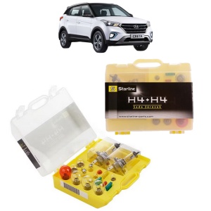 Kit trusa Set becuri H4 compatibila cu HYUNDAI CRETA din 2016-2021, bec far, semnalizare , pozitie, iluminare numar, frana, plafoniera, stop frana