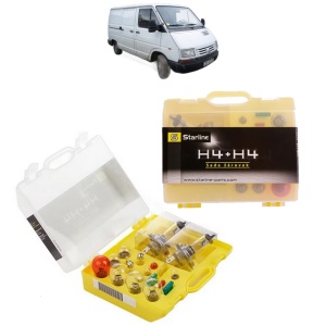 Kit trusa Set becuri H4 compatibila cu OPEL ARENA Combi (A97) din 1998-2001, bec far, semnalizare , pozitie, iluminare numar, frana, plafoniera, stop frana