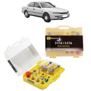 Kit trusa Set becuri H4 compatibila cu TOYOTA CAMRY (_V1_) din 1991-1996, bec far, semnalizare , pozitie, iluminare numar, frana, plafoniera, stop frana