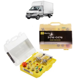 Kit trusa Set becuri H4 compatibila cu Volkswagen TRANSPORTER T6 Van (SGA, SGH, SHA, SHH) din 2015-2024, bec far, semnalizare , pozitie, iluminare numar, frana, plafoniera, stop frana