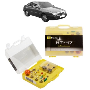 Kit trusa Set becuri H7 compatibila cu LANCIA KAPPA (838_) din 1994-2001, bec far, semnalizare , pozitie, iluminare numar, frana, plafoniera, stop frana