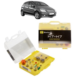 Kit trusa Set becuri H7 compatibila cu MERCEDES-BENZ B-CLASS Sports Tourer (W245) din 2005-2011, bec far, semnalizare , pozitie, iluminare numar, frana, plafoniera, stop frana