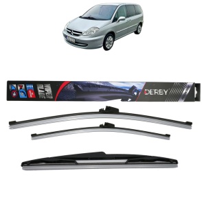 Set 3 stergatoare CITROEN C8 Van (EA_, EB_) din 2003-2011, Derby, din cauciuc siliconat rezistent