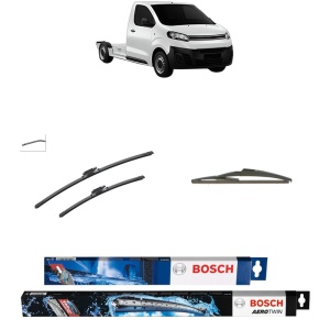 Set 3 stergatoare CITROEN JUMPY III Platform/Chassis (V_) din 2016-2025, Bosch Aerotwin, din cauciuc siliconat rezistent