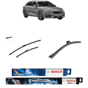 Set 3 stergatoare CUPRA LEON Sportstourer (KL8, KU8, KUD) din 2020-2025, Bosch Aerotwin, din cauciuc siliconat rezistent