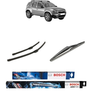 Set 3 stergatoare DACIA DUSTER (HS_) din 2010-2018, Bosch Aerotwin, din cauciuc siliconat rezistent