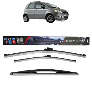 Set 3 stergatoare FIAT IDEA (350_) din 2003-2012, Derby, din cauciuc siliconat rezistent
