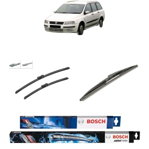 Set 3 stergatoare FIAT STILO Multi Wagon (192_) din 2003-2008, Bosch Aerotwin, din cauciuc siliconat rezistent