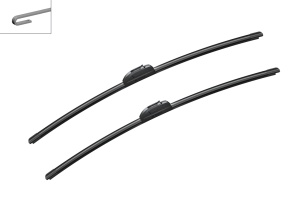 Set 3 stergatoare FIAT ULYSSE (179_) din 2002-2011, Bosch Aerotwin Retrofit, din cauciuc siliconat rezistent - Img 4