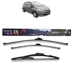 Set 3 stergatoare FORD FIESTA VI (CB1, CCN) din 2008-2018, Derby, din cauciuc siliconat rezistent