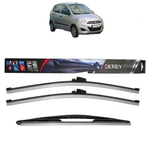 Set 3 stergatoare HYUNDAI i10 I (PA) din 2007-2018, Derby, din cauciuc siliconat rezistent - Img 1