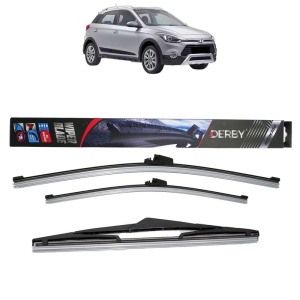 Set 3 stergatoare HYUNDAI i20 ACTIVE (IB, GB) din 2015-2018, Derby, din cauciuc siliconat rezistent