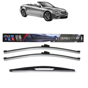 Set 3 stergatoare INFINITI G Convertible din 2010, Derby, din cauciuc siliconat rezistent