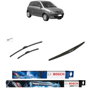 Set 3 stergatoare LANCIA YPSILON (843_) din 2003-2011, Bosch Aerotwin Retrofit, din cauciuc siliconat rezistent